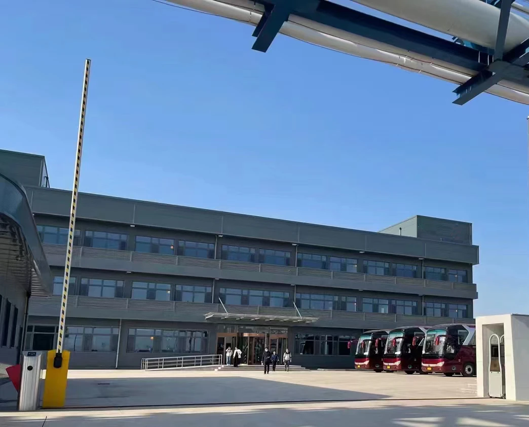 Processing facility entrance