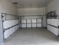 Dedicated laboratory gas supply area