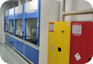Fume extraction and reagent storage