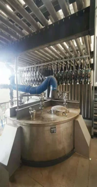 Stainless steel mixing vessel