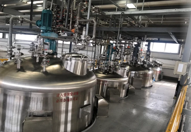 Production mixing vessels